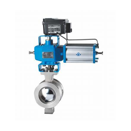 ZSSV-TS series pneumatic V-type hard seat regulating ball valve